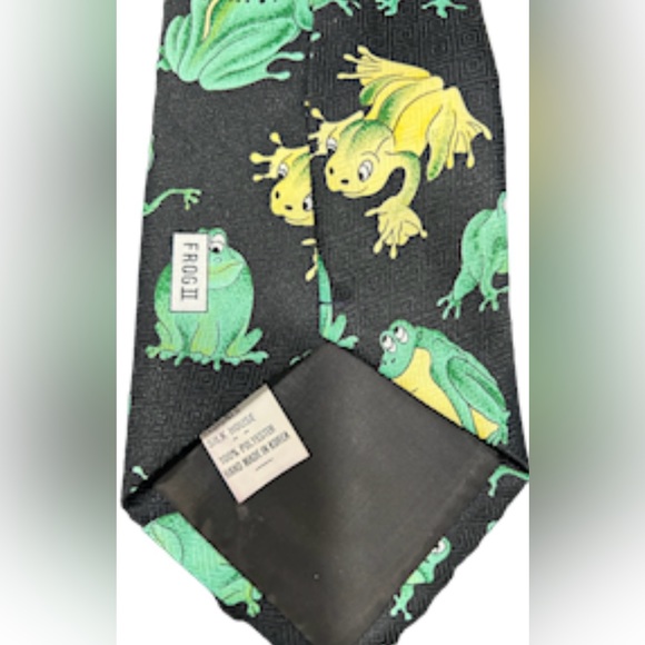 🐸FUN FROG TIE! DESIGNS BY A.ROGERS! DRESS UP & HAVE FUN! 🐸 #savethefrogs - Picture 9 of 16